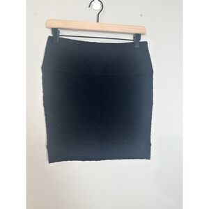 IRO‎ Paris "Megan" Textured Quilted Mini Skirt - Black Silver Zip - FR 36 / US 4